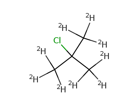 Molecular Structure of 918-20-7 (2-CHLORO-2-METHYLPROPANE-D9)