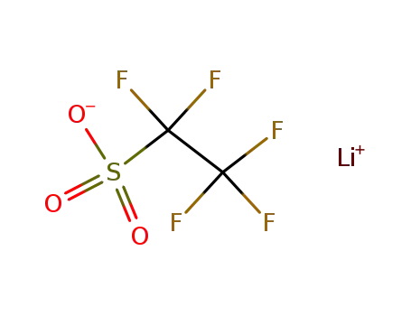 Molecular Structure of 2923-20-8 (Ethanesulfonic acid, pentafluoro-, lithium salt)