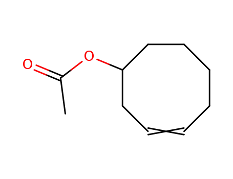 Molecular Structure of 28399-89-5 (3-Cycloocten-1-ol, acetate)