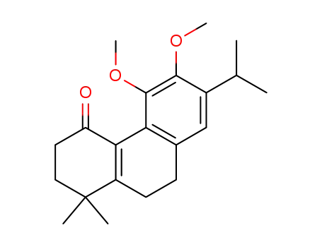 4(1H)-Phenanthrenone,
2,3,9,10-tetrahydro-5,6-dimethoxy-1,1-dimethyl-7-(1-methylethyl)-
