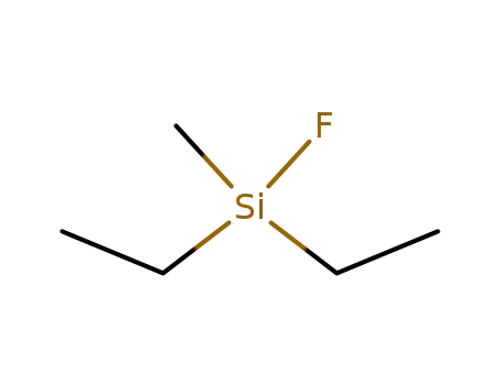 Molecular Structure of 681-07-2 (Silane, diethylfluoromethyl-)