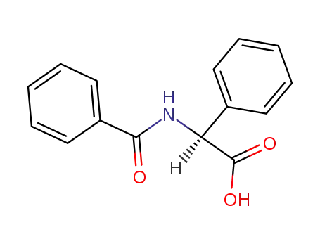 Molecular Structure of 7352-07-0 (N-Benzoyl-L-phenylglycine)