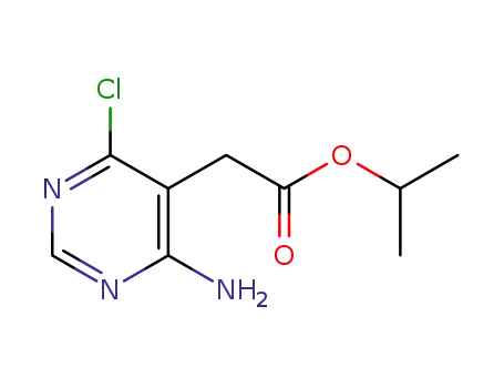 isopropyl 2-(4-amino-6-chloropyrimidin-5-yl)acetate