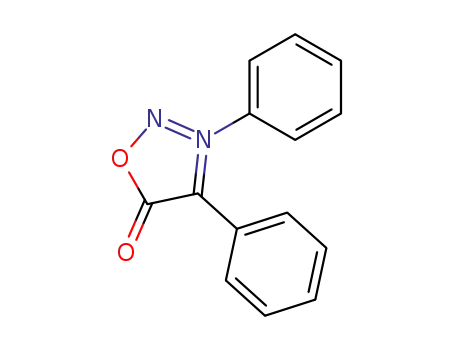 Molecular Structure of 3815-83-6 (3,4-Diphenyl-5-oxylato-1,2,3-oxadiazole-3-ium)