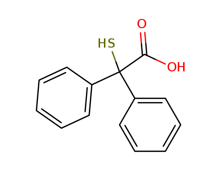 2,2-diphenyl-2-sulfanyl-acetic acid