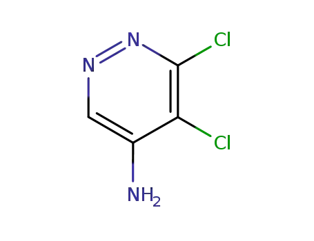 Molecular Structure of 89180-50-7 (5,6-dichloropyridazin-4-amine)