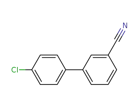 Molecular Structure of 89346-59-8 (4'-CHLORO[1,1'-BIPHENYL]-3-CARBONITRILE)