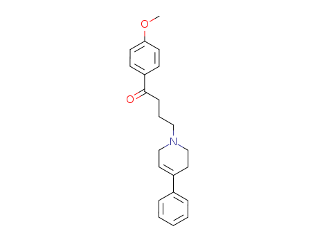 1-Butanone,4-(3,6-dihydro-4-phenyl-1(2H)- pyridinyl)-1-(4-methoxyphenyl)- (3565-47-7)