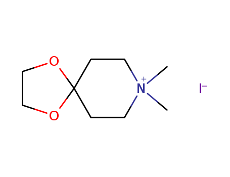 1,4-Dioxa-8-azoniaspiro[4.5]decane, 8,8-dimethyl-, iodide