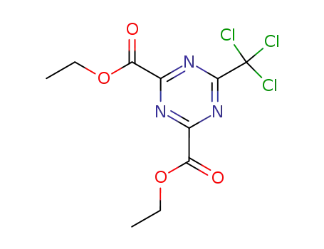diethyl 6-(trichloromethyl)-1,3,5-triazine-2,4-dicarboxylate