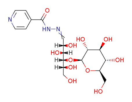 D-Glucose, 4-O-b-D-galactopyranosyl-,(4-pyridinylcarbonyl)hydrazone (9CI)