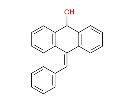 Molecular Structure of 17407-25-9 (10-benzylidene-9,10-dihydro-[9]anthrol)