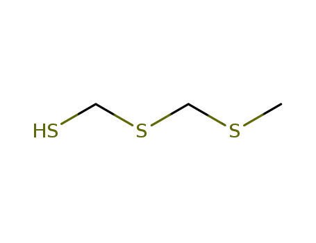 Molecular Structure of 29414-48-0 (1,3,5-trithiahexane)