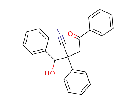 2-(α-hydroxy-benzyl)-4-oxo-2,4-diphenyl-butyronitrile