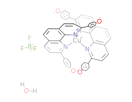 {Cu(I)(2,9-di-p-anisyl-1,10-phenanthroline)2}BF<sub>4</sub>*H<sub>2</sub>O