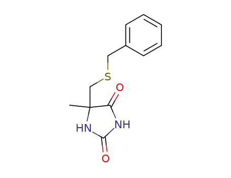 5-[(BENZYLSULFANYL)METHYL]-5-METHYL-2,4-IMIDAZOLIDINEDIONE