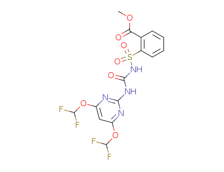 Benzoic acid,2-[[[[[4,6-bis(difluoromethoxy)-2-pyrimidinyl]amino]carbonyl]amino]sulfonyl]-,methyl ester