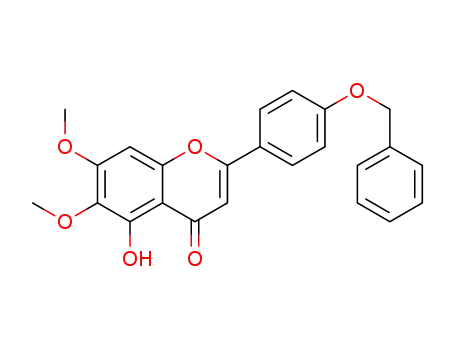 2-(4-(benzyloxy)phenyl)-5-hydroxy-6,7-dimethoxy-4H-chromen-4-one