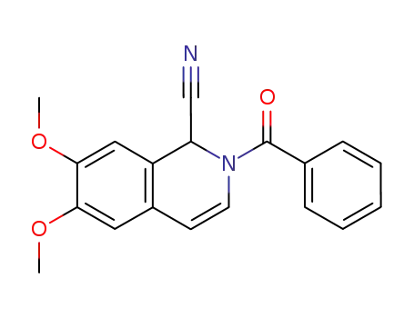2-benzoyl-1-cyano-6,7-dimethoxy-1,2-dihydroisoquinoline
