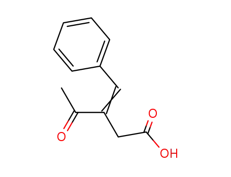 Molecular Structure of 26717-32-8 (Pentanoic acid, 4-oxo-3-(phenylmethylene)-)