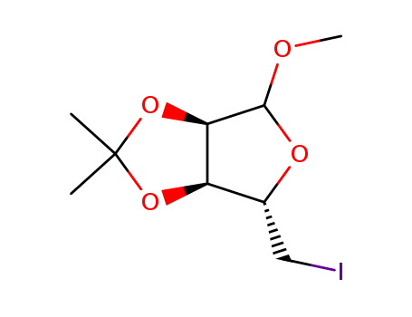 (3AS,4S,6AR)-4-(IODOMETHYL)-6-METHOXY-2,2-DIMETHYL-TETRAHYDRO-2H-FURO[3,4-D][1,3]DIOXOLE