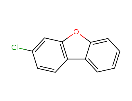Molecular Structure of 25074-67-3 (3-chlorodibenzofuran)