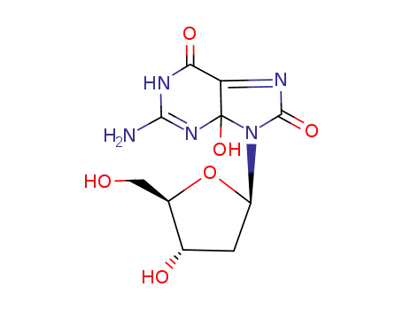 Guanosine, 2'-deoxy-4,8-dihydro-4-hydroxy-8-oxo-
