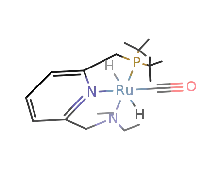 [(2-(di-tert-butylphosphinomethyl)-6-diethylaminomethyl)pyridine]Ru(hydride)2(carbonyl)