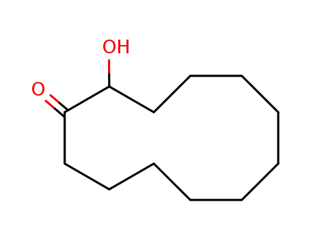 Molecular Structure of 19025-38-8 (2-hydroxycyclododecanone)