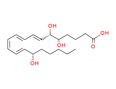 Molecular Structure of 94292-80-5 (6S-Lipoxin A<sub>4</sub>)