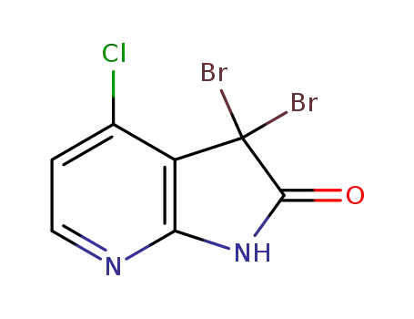 3,3-DibroMo-4-chloro-1H-pyrrolo[2,3-b]pyridin-2(3H)-one