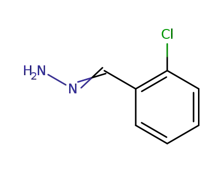 Molecular Structure of 52372-78-8 (Benzaldehyde, 2-chloro-, hydrazone)