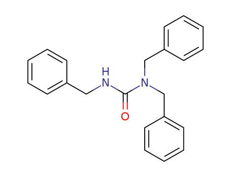 Molecular Structure of 19617-46-0 (Urea, tris(phenylmethyl)-)
