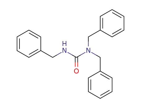 Molecular Structure of 19617-46-0 (Urea, tris(phenylmethyl)-)