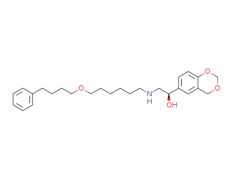 1-(4<i>H</i>-benzo[1,3]dioxin-6-yl)-2-[6-(4-phenyl-butoxy)-hexylamino]-ethanol