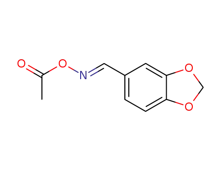 1,3-Benzodioxole-5-carboxaldehyde, O-acetyloxime