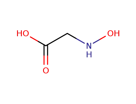 Molecular Structure of 3545-78-6 (2-(hydroxyaMino)acetic acid)