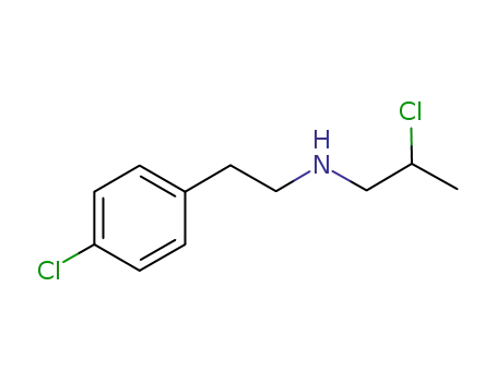 Molecular Structure of 897926-35-1 (2-Chloro-N-(4-chlorophenethyl)propan-1-aMine)