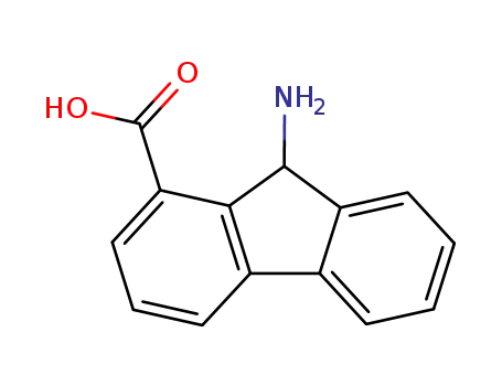 Molecular Structure of 75031-63-9 (9-Amino-fluoren-carbonsaeure-<sup>(1)</sup>)