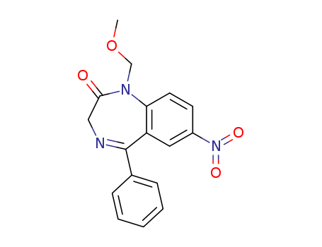 2H-1,4-Benzodiazepin-2-one,1,3-dihydro-1-(methoxymethyl)-7-nitro-5-phenyl-(29442-58-8)