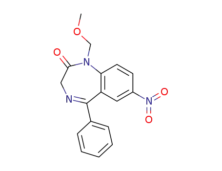 2H-1,4-Benzodiazepin-2-one,1,3-dihydro-1-(methoxymethyl)-7-nitro-5-phenyl-