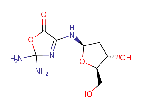 2,2-diamino-4-[(2-deoxy-β-D-erythro-pentofuranosyl)amino]-2,5-dihydrooxazol-5-one