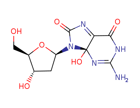 Guanosine,2′-deoxy-4,8-dihydro-4-hydroxy-8-oxo-,(4R)-