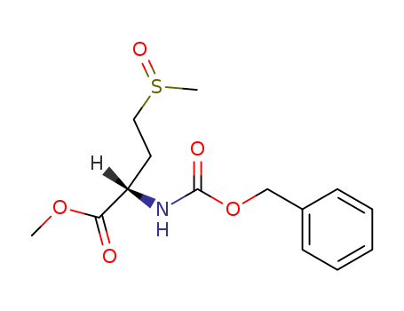 Butanoic acid, 4-(methylsulfinyl)-2-[[(phenylmethoxy)carbonyl]amino]-,
methyl ester, (2S)-
