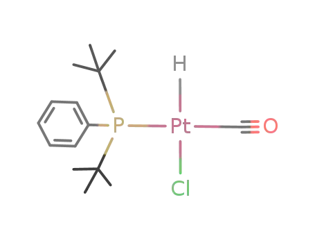PtHCl(CO)(P(C(CH<sub>3</sub>)3)2C<sub>6</sub>H<sub>5</sub>)