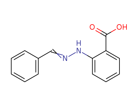 2-((2E)-2-benzylidenehydrazinyl)benzoic acid