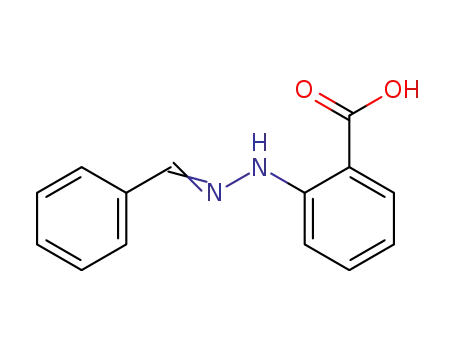 Molecular Structure of 4036-59-3 (2-(2-Benzylidenehydrazino)benzoic acid)