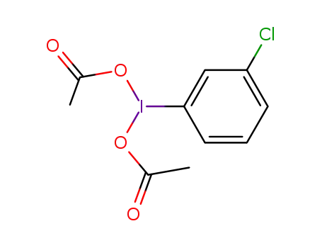Molecular Structure of 16308-17-1 ((3-chlorophenyl)iodanediyl diacetate)