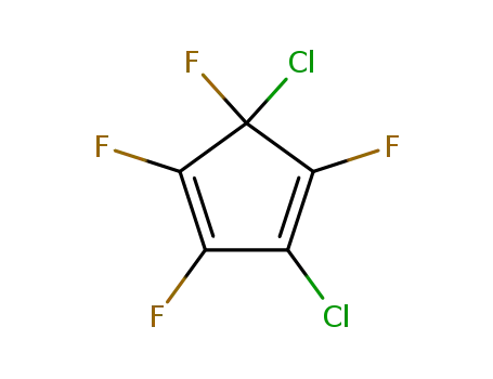 Molecular Structure of 122607-49-2 (1,3-Dichlorotetrafluoro-1,4-cyclopentadiene)