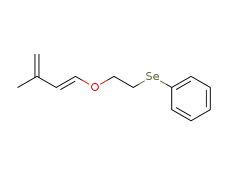 Benzene, [[2-[(3-methyl-1,3-butadienyl)oxy]ethyl]seleno]-, (E)-